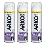 Arko Men Sensitive Hassas Cilt Tıraş Köpüğü 200 Ml 3 Adet