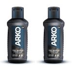 ARKO MEN Tıraş Sonrası Kolonya, Black, 255 Mililitre (2 paketi)