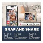 Arktronic 10.1 Inc 32GB Dijital Fotoğraf Çerçevesi 1920x1080 IPS -Ahşap Desen