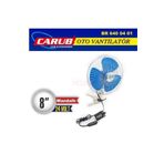 ArlinQ Kamyon Tır Vantilatör 24 Volt 8 Inch Mandallı Çakmak Soketli