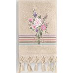 Arliva Home Asuman Bej 50x80 Nakışlı Havlu