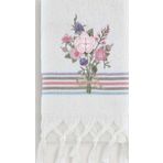 Arliva Home Asuman Ekru 50x80 Nakışlı Havlu