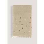 Arliva Home Batik Bej 50x90 Ponpon Nakışlı Havlu