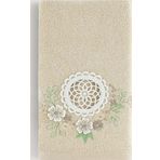 Arliva Home Nil Bambu Bej 30x50 Nakışlı Havlu