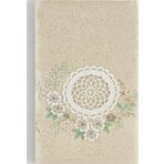 Arliva Home Nil Bambu Bej 50x85 Nakışlı Havlu