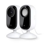 Arlo Essential İç Mekan 2K Güvenlik Kamerası (2. Nesil) - 2'li Paket - Ev Güvenliği, Bebek Monitörü, Beyaz - VMC3260