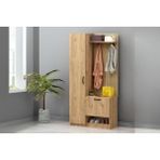 Arlo Oak 1 Kapılı Portmanto - Meşe