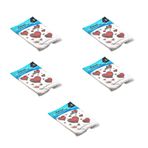Arma Baskılı Mini Blok Poşet Torba - No : 1-22x35 Cm. - Beyaz - 100 Adetlik 5 Paket