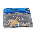 Arma Baskili Mini Blok Poset Torba - No : 3 - 30X50 Cm. - Siyah - 100 Adetlik 1 Paket