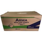 Arma Battal Boy 70 Lt. Mavi Çöp Torbası Poşeti - 75 x 90 Cm / 10 Adetlik 50 Rulo / Koli