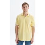 Arma Erkek Regular Fit Basic % 100 Pamuk Pike Polo Yaka Tişört Y29374353802 - Sarı - XXL