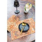 Arma House 2 Adet Golden Diamond Duck Kumaş 30x45 cm Amerikan Servis Takımı