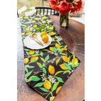 Arma House 40x140 cm Black Lemon Duck Keten Runner