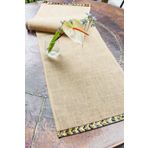 Arma House 40x150 cm Down Arrow Işıltı Şerit Biyeli Jüt Runner