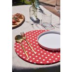 Arma House 8'li Red & White Duck Keten Amerikan Servisi