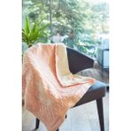 Arma House Çift Taraflı Yıldızlı 85x85 cm Pembe Havlu Battaniye