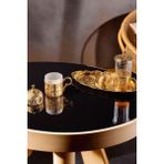 Arma House Ottoman Series Tepsili Altın Renkli Tek Kişilik Kahve Fincan Seti ve Su Bardağı 100 ml - 1 Adet