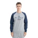 Arma K26124600301 Regular Fit Baskı Yazılı Bisiklet Yaka Gri-G10 Erkek Sweatshirt