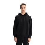 Arma K26254626401 Düz Şık Regular Fit Şardonsuz 3 İplik Kapüşonlu Siyah-S1 Erkek Sweatshirt