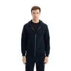 Arma K26324649801 Regular Fit 3 İplik Şardonlu Tam Fermuar Kapüşonlu Cepli Lacivert-L1 Erkek Sweatshirt