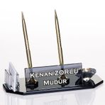 Arma Kristal Masa İsimliği Hediye Ofis Masa Üstü İsimlik