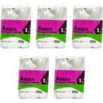 Arma Naksan Arma Şeffaf Naylon 2 Lik 23X36 Cm. Bakkaliye Poşeti Torbası - 1 Kg. - Ort. 190 Adet - 5 Paket