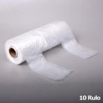 Arma Rulo Şeffaf Market Poşet Torba - Hışır Atlet Poşet -Büyük Boy - 200 Adetlik 10 Rulo