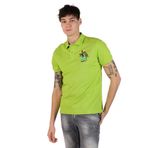 Arma Y22374869501 Yeşil-Y1 Büyük Beden Polo Yaka Erkek T-shirt