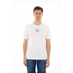 Arma Y25344403301 Beyaz-B1 Bisiklet Yaka Regular Fit Erkek T-shirt