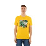 Arma Y25344403501 Sarı-S2 Regular Fit Bisiklet Yaka Erkek T-shirt