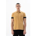 Arma Y25374304301 Hardal Sarısı-H1 Regular Fit Polo Yaka Erkek T-shirt