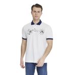Arma Y27374308801 Beyaz-B1 Likralı Pike Polo Yaka Erkek T-shirt