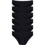 Arma Yıldız Kız Çocuk Siyah %100 Pamuklu Külot 6'lı Paket Slim Fit Konforlu Kullanım İçin Tasarlandı - 7 - 8 Yaş
