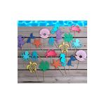 Armada 20 Adet Karton Pasta Cupcake Kürdanı Deniz Canlıları Doğum Günü Parti Kutlama (5*10cm)