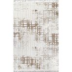 Armada Carpet 1582A BEJ İskandinav Halı Kesme Yolluk Halısı Kolay Temizlenebilir Tozumaz Yumuşak Halı JEWEL 1582ABEJ BEJ 120 x 200