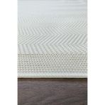 Armada Carpet 1752A BEYAZ Sisal Dekoratif Kesme Yolluk Halı Kolay Temizlenebilir Tozumaz Şık ve Dayanıklı Halı 1752ABEYAZ BEYAZ 200 x 400