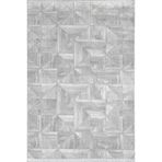 Armada Carpet 5148A GRİ MOCHA Modern Detaylı Akrilik Tozuaz HalıKesme Yolluk Halı Kolay Temizlenebilir. 5148AGRI GRİ 80 x 200