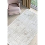 Armada Carpet Lizbon 4250A Bej Modern Desenli Halı Koridor Kesme Yolluk Yumuşak Doku Dokuma Makine Halısı 4250Abej Bej 80 X 200