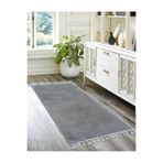Armada Carpet Modern Desenli Halı Koridor Kesme Yolluk Yumuşak Doku Dokuma Makine Halısı 1506A Gri Karyün 1506Agri Gri 150 X 100