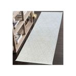 Armada Carpet Modern Desenli Halı Koridor Kesme Yolluk Yumuşak Doku Dokuma Makine Halısı 4516A BEYAZ HERA 4516ABEYAZ BEYAZ 120 x 300