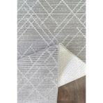Armada Carpet Modern Desenli Halı Koridor Kesme Yolluk Yumuşak Doku Dokuma Makine Halısı 4516B GRİ HERA 4516BGRI GRİ 100 x 350