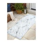 Armada Carpet Modern Desenli Halı Koridor Kesme Yolluk Yumuşak Doku Dokuma Makine Halısı 5008A ANTRASİT STELLA 5008AANTRASIT ANTRASIT 120 x 400