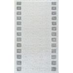 Armada Carpet Modern Desenli Halı Koridor Kesme Yolluk Yumuşak Doku Dokuma Makine Halısı 9533A GRİ ŞURA 9533AGRI GRİ 200 x 200