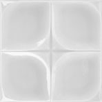 Armada Çini 12.5x12.5 cm Defakto Beyaz Model Çini Seramik Karo