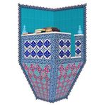 Armada Çini 120x160 Turkuaz Köşeli Cami Kürsüsü
