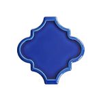Armada Çini 12x12 Ottoman Rölyefli Arabesk Kobalt Çini Karo Seramik
