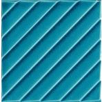 Armada Çini 20x20 cm Linea Turkuaz Modern Desenli Çini Seramik Karo
