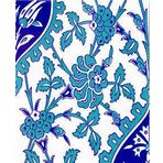 Armada Çini 20X25 cm AC 1042 Kütahya Cami Çinisi İznik Desenli Seramik Çini Karo