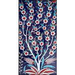 Armada Çini 20X40 Cm Ed 153 Hayat Ağacı Eldekoru Çini Pano