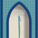 Armada Çini 280x500 Elif Ayetli Mihrap Cami Mihrapları
